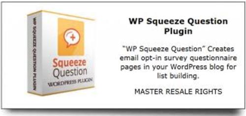 Product picture WP Squeeze Question Plugin