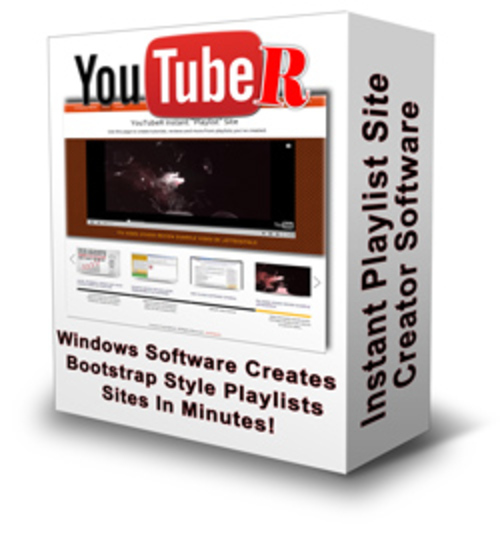 Product picture The YouTubeR Playlist Site Creator Software